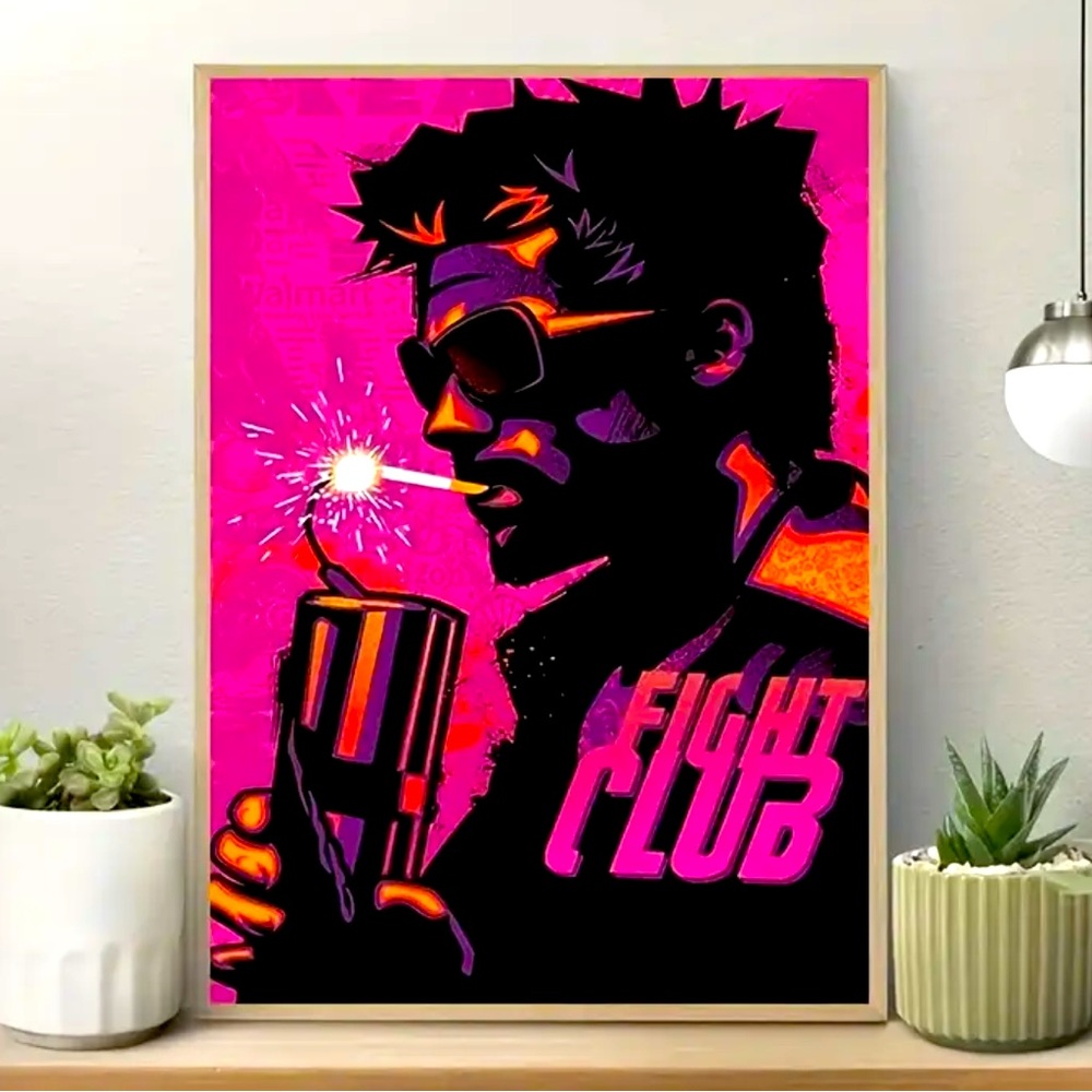 "Fight Club" Canvas Print - Tyler Durden Wall Art
